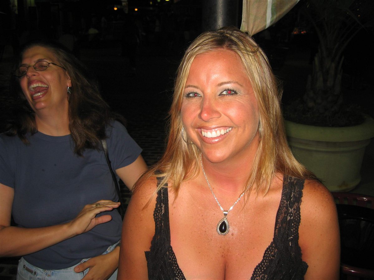 Mary at bar smiling big